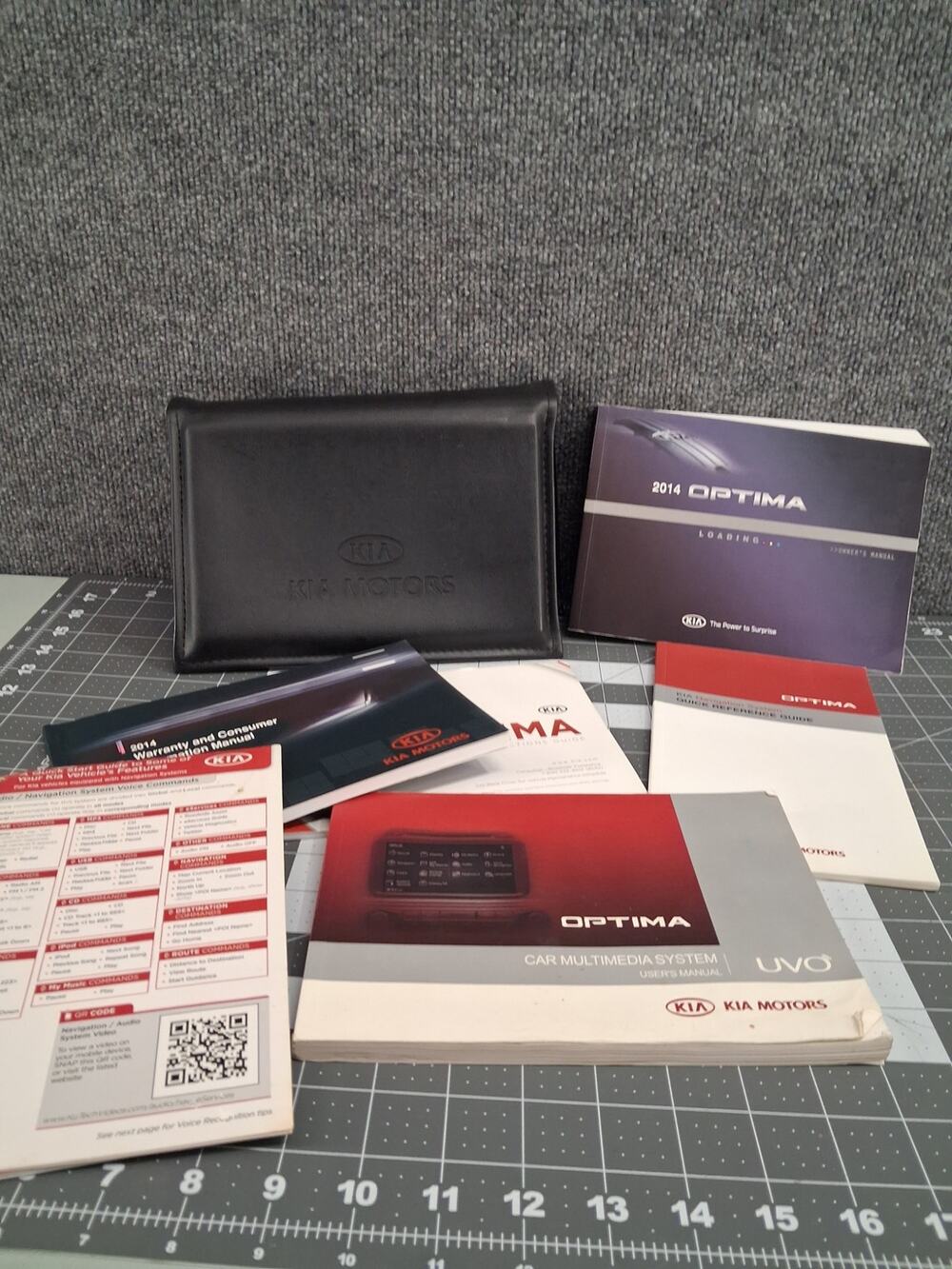 2014 Kia Optima Owners Manual Set W Case